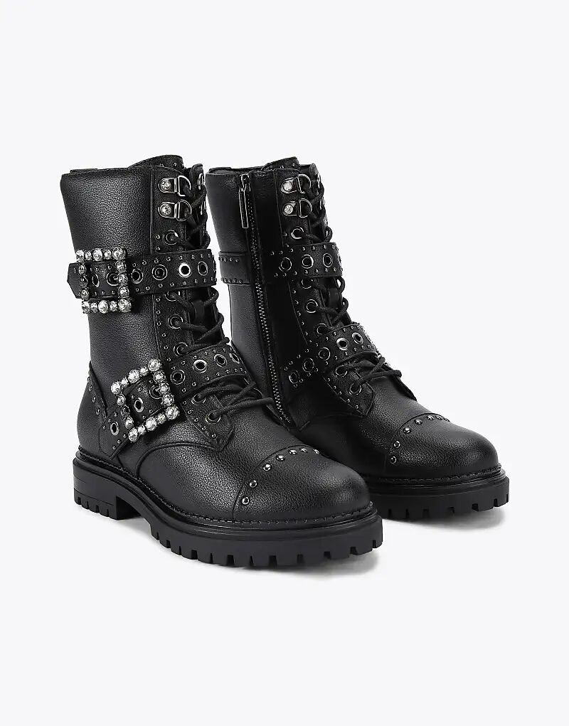 Низкие ботинки KG Kurt Geiger Tank черного цвета — фото 2