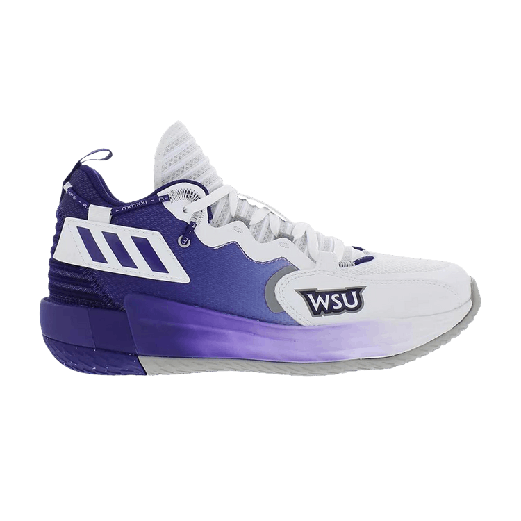 

Кроссовки adidas Dame 7 EXTPLY 'Weber State' PE, фиолетовый