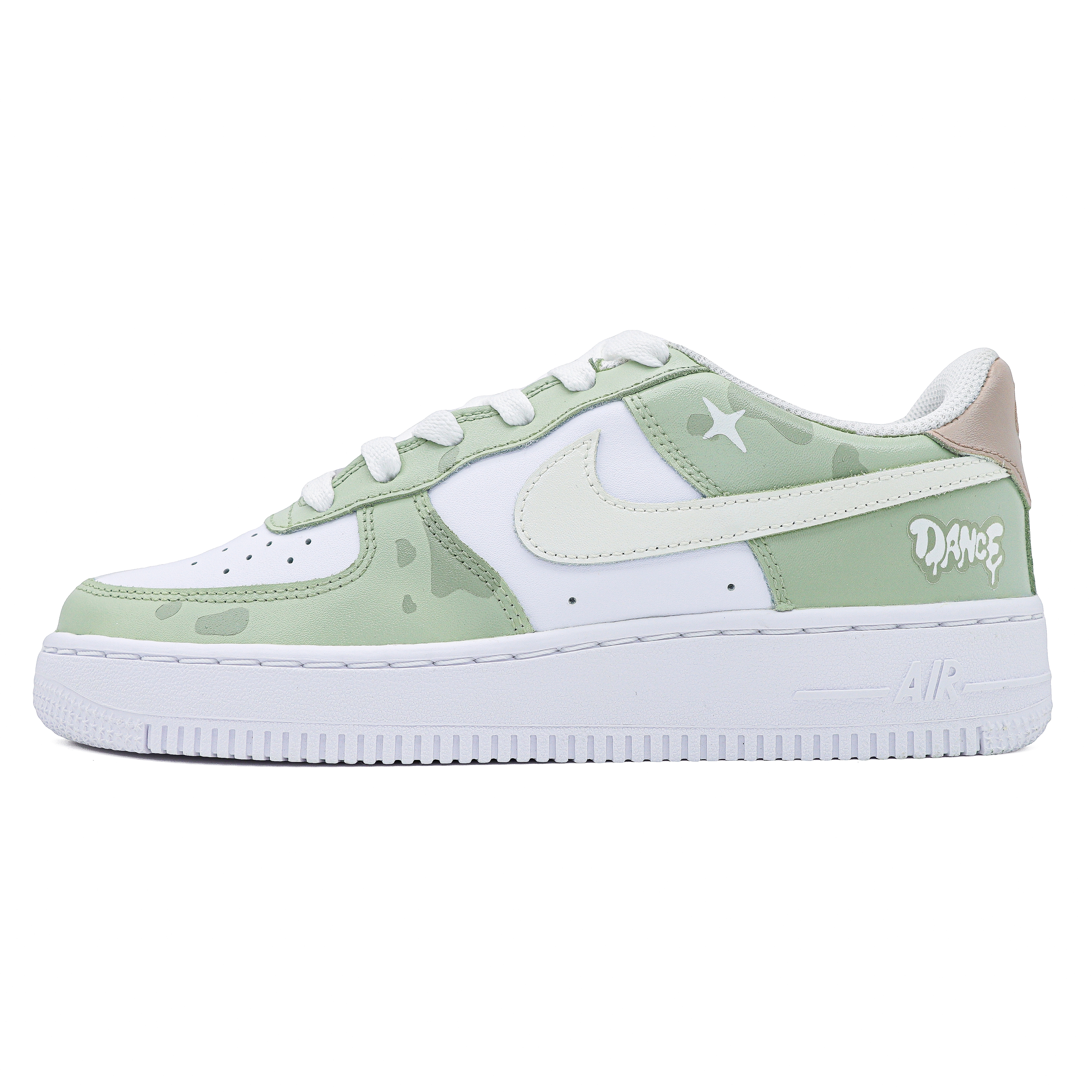 

Детские кроссовки для скейтбординга Air Force 1 Low Top для подростков Nike, зеленый
