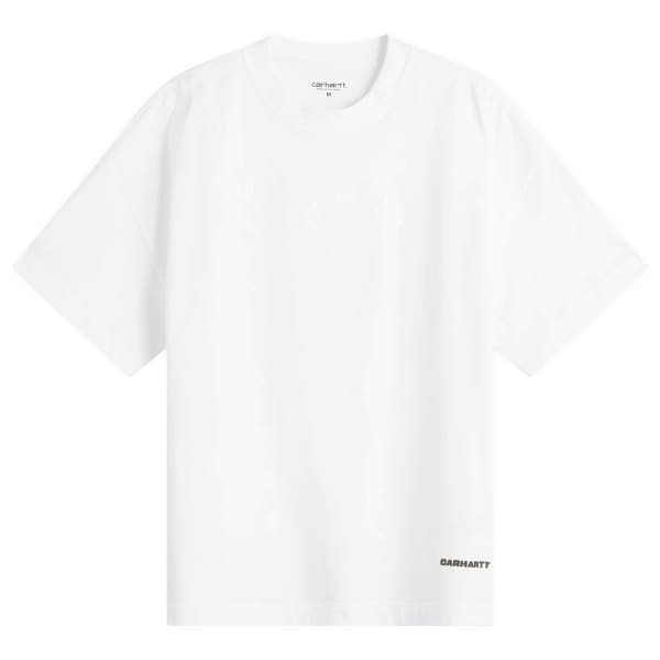 

Футболка с надписью «Ссылка» Carhartt Wip, белый & черный