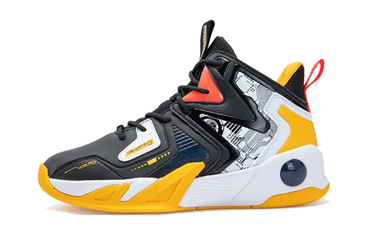 

Детские баскетбольные кроссовки GS Mid-top черные/желтые Xtep