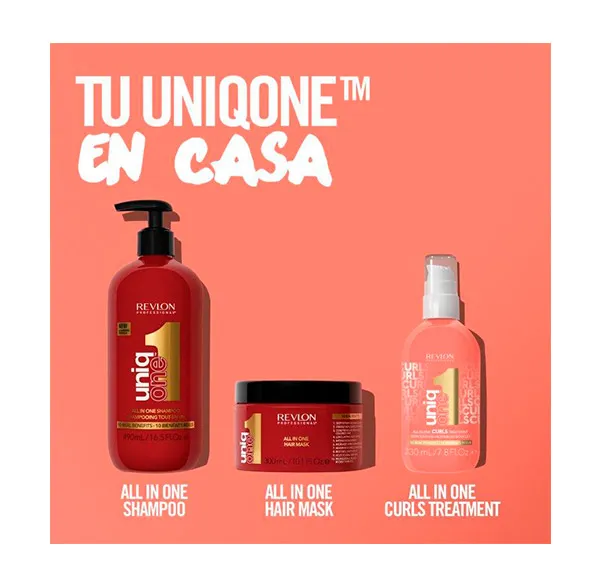Многофункциональный уход за вьющимися волосами Uniq One Curls Revlon Professional, 230 ml — фото 3