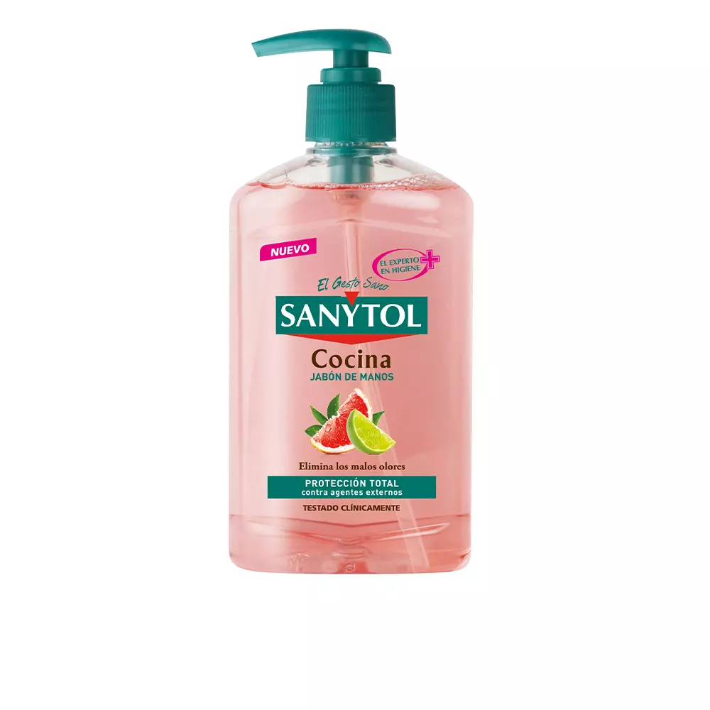 

Мыло Sanytol jabón de manos antibacteriano cocina Sanytol, 250 мл.