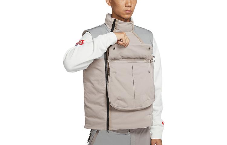 

Nike Термоизолированный жилет Therma Fit Tech Pack, Moon Fossil Gray