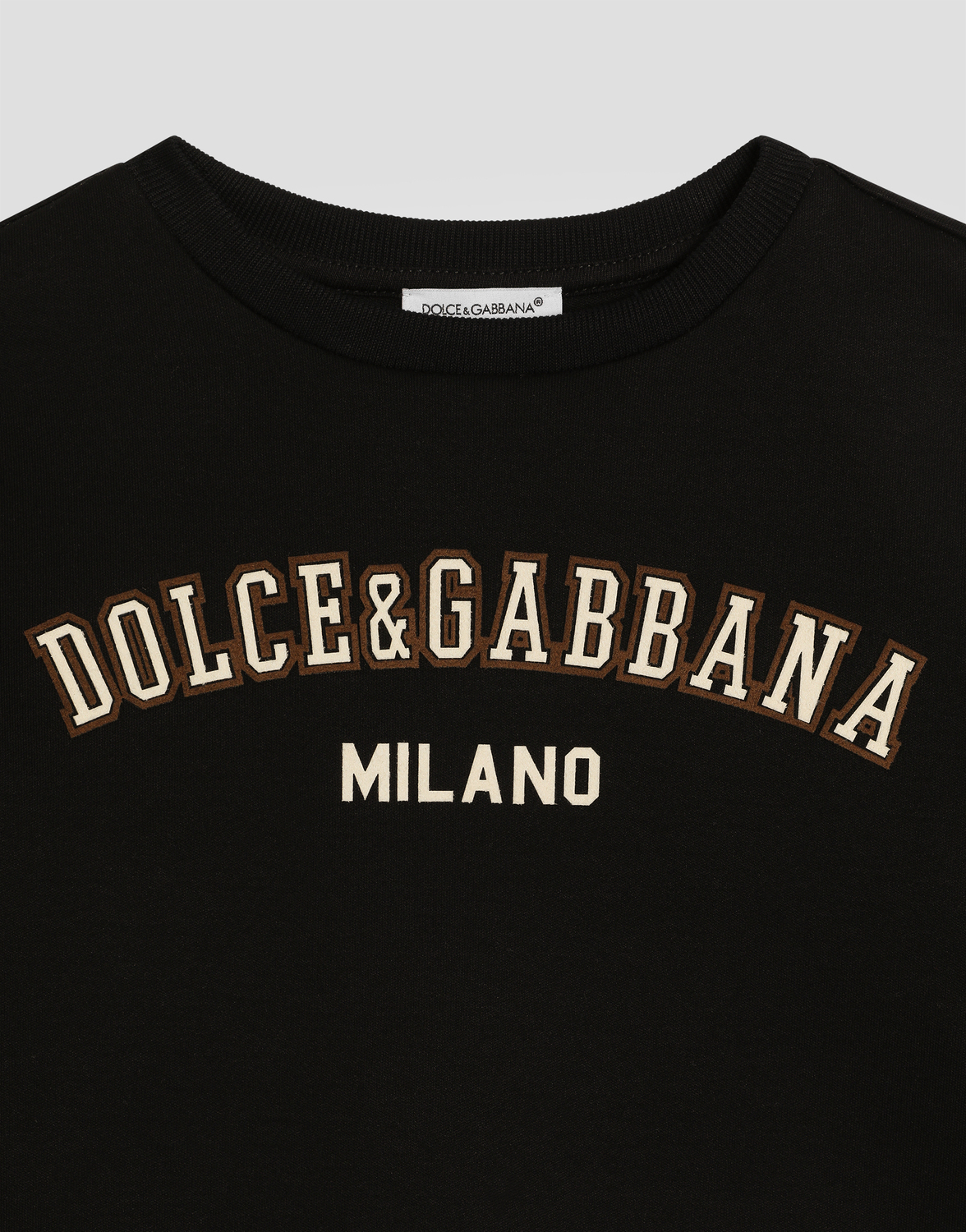 Хлопковая футболка с леопардовым принтом Dolce & Gabbana, мультиколор — фото 3