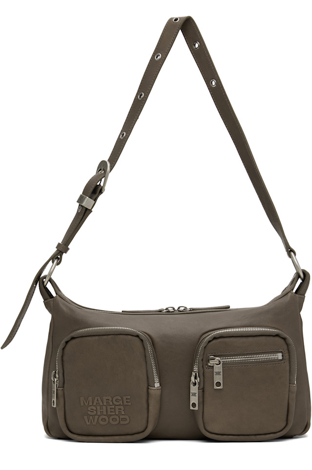 

Сумка Outpocket Margesherwood, цвет taupe washed nappa