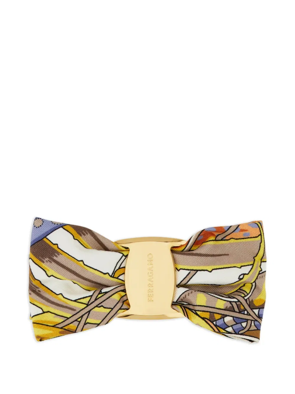 Заколка для волос с бантиком Ferragamo, золото