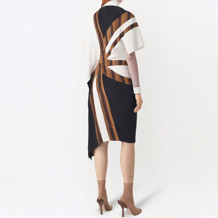 Платье Burberry, женское, многоцветное — фото 4