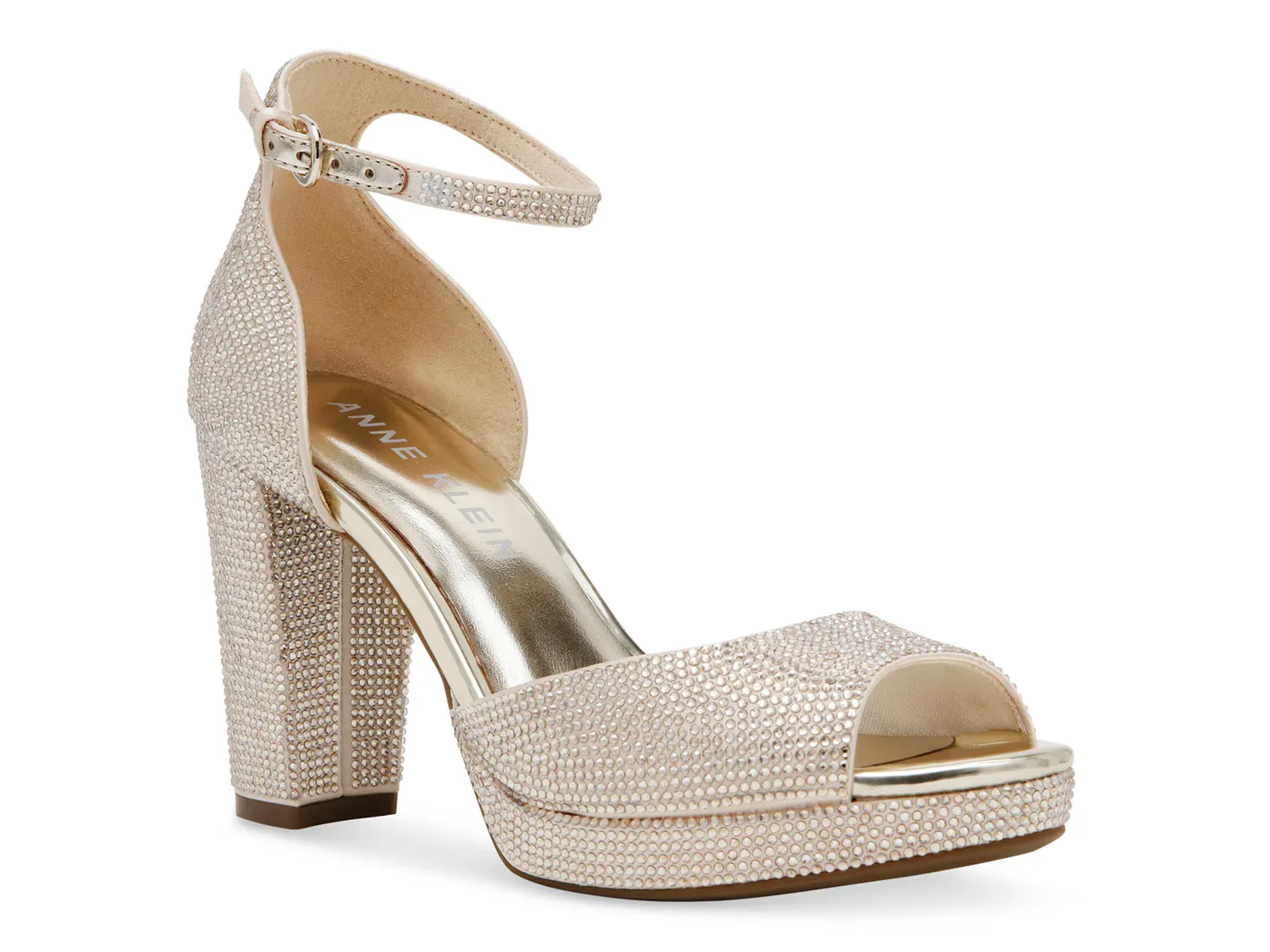 

Сандалии Vista Platform Sandal Anne Klein, золотой/металлик