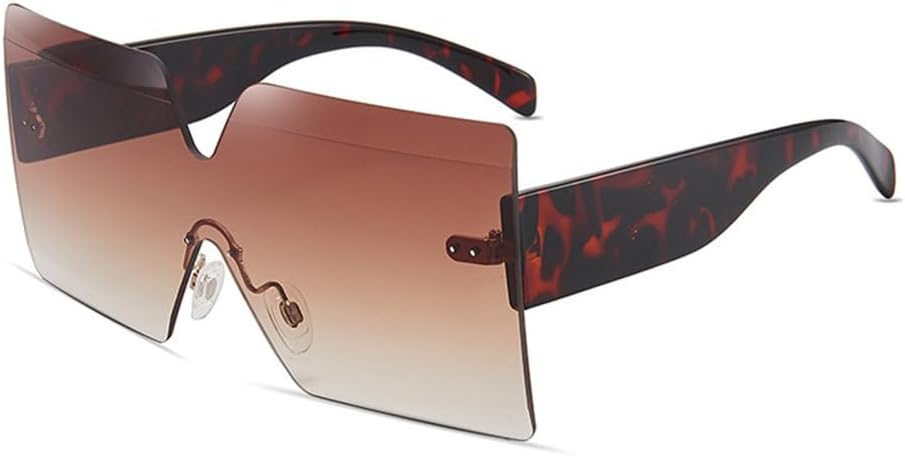 

Модные квадратные солнцезащитные очки со стразами для женщин и мужчин, с плоской верхней частью, градиентные очки, защита от УФ-излучения UV400, C3, один размер MTZJH, One Color