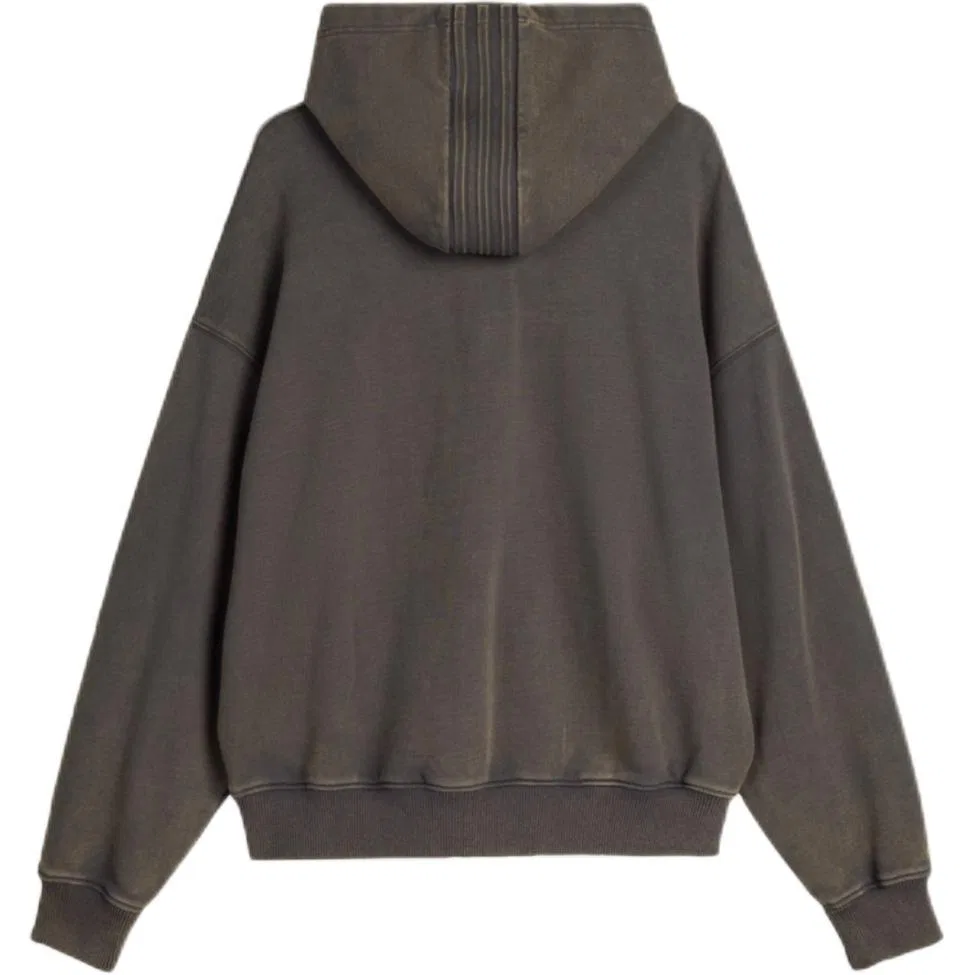 Свитшот женский с капюшоном Adidas Originals X AVAVAV Carbon Black — фото 3