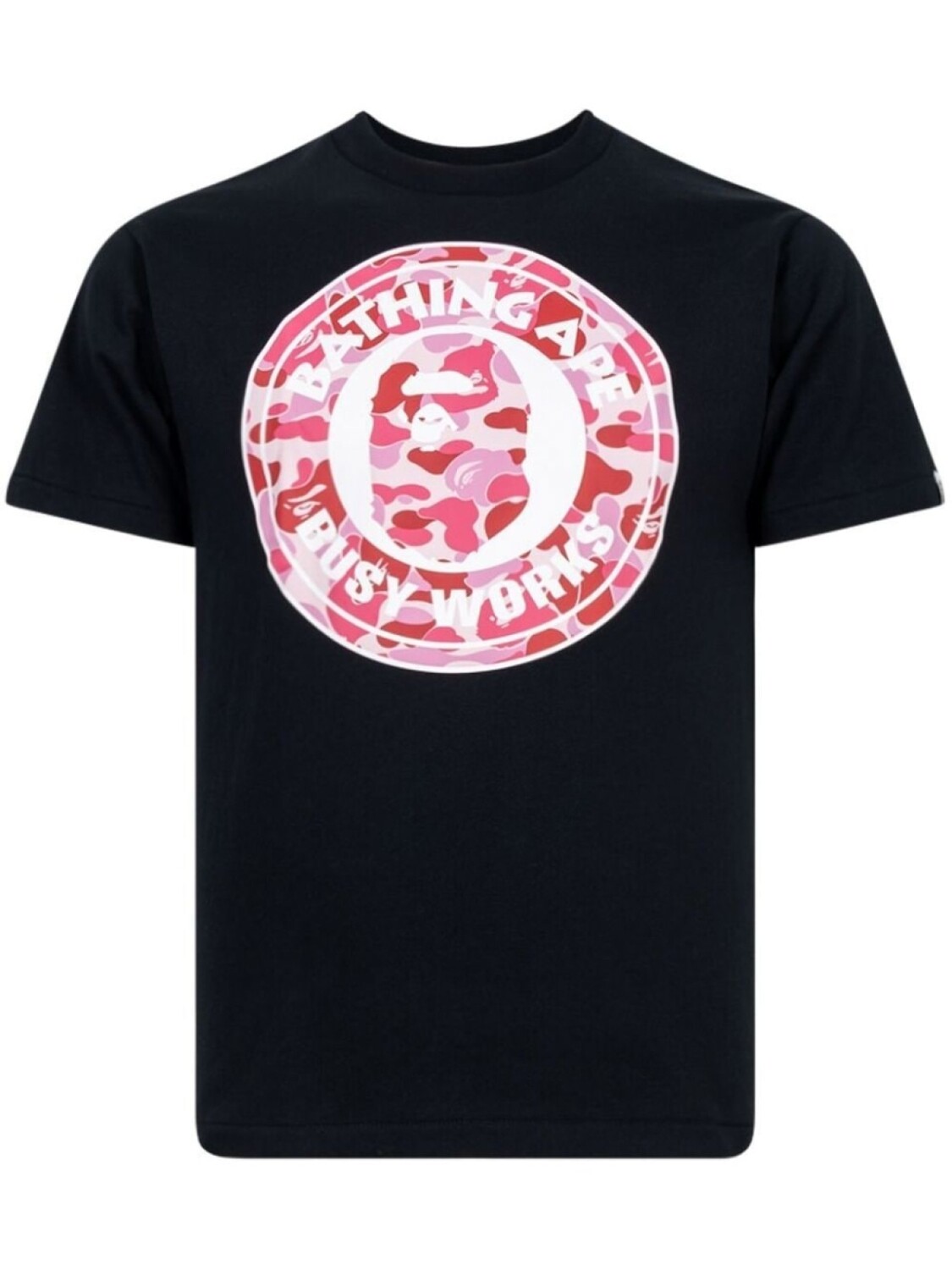 

Футболка ABC Camo Busy Works Black/Pink A BATHING APE, черный