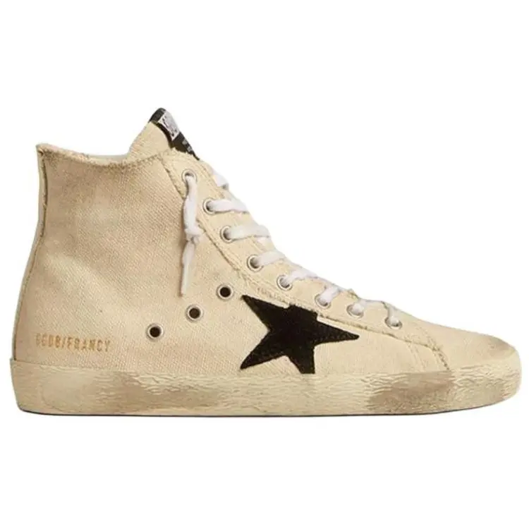 Кроссовки Golden Goose Francy Skateboarding Shoes Women's High-top White, белый — фото 2