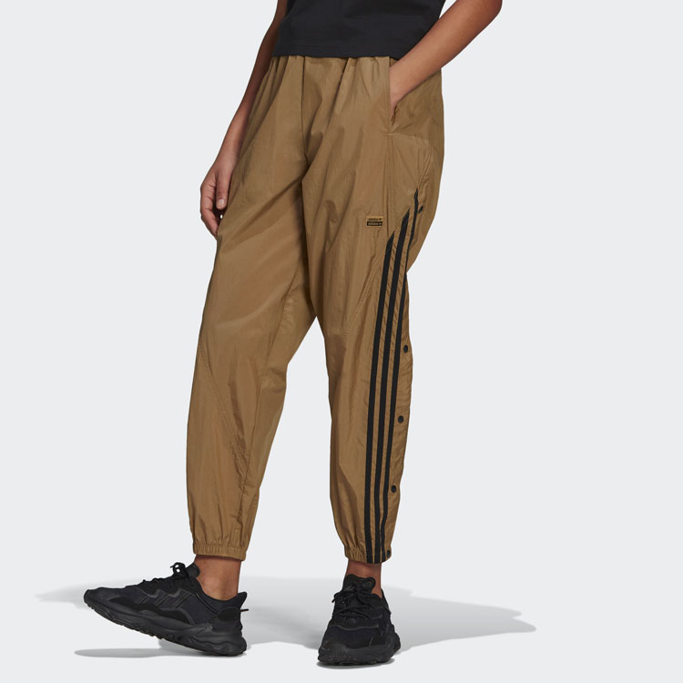 Женские вязаные спортивные брюки Adidas Originals Картонно-желтый — фото 4