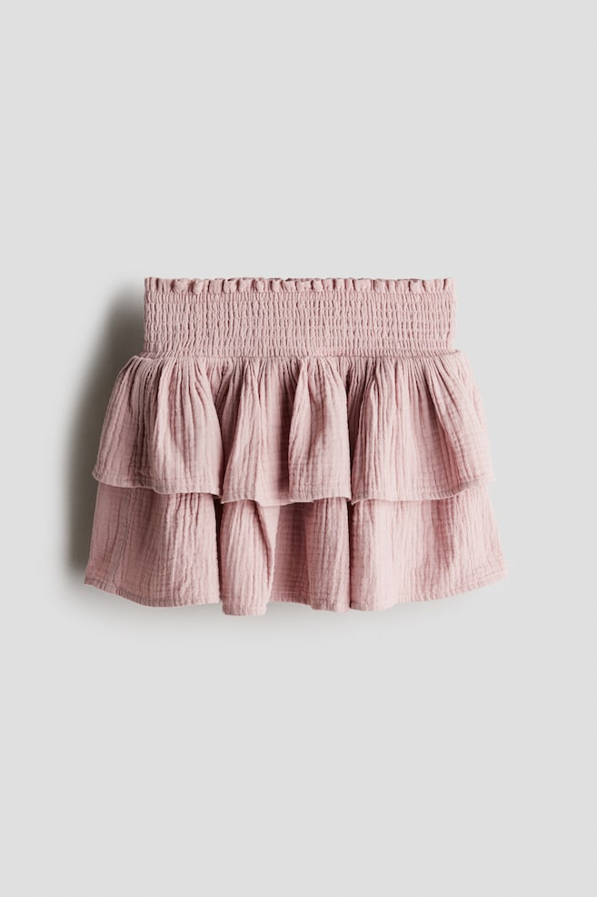 

Многоярусная юбка из муслина H&M, розовый