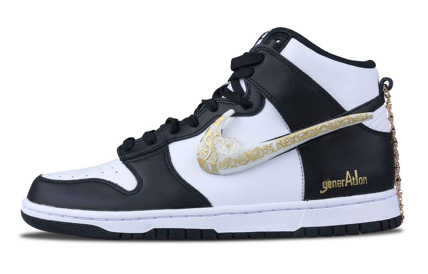 

Кастомизированные кроссовки Nike Dunk Skateboarding Shoes Men, черный