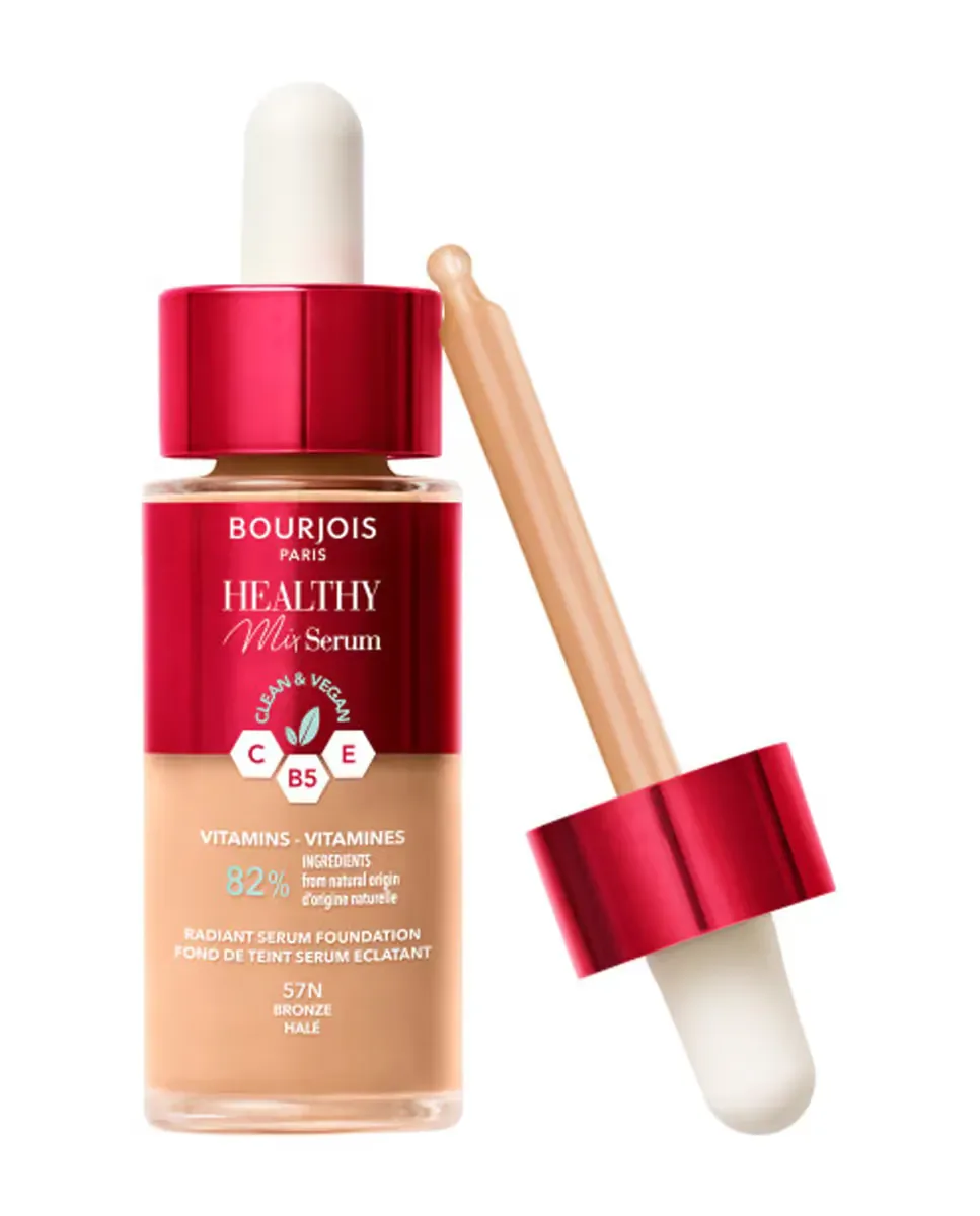 Тональная основа Healthy Mix Serum Foundation 30 мл Bourjois, 57N — фото 2