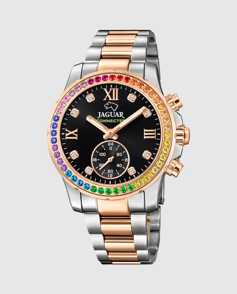 

J981/5 Connected Lady серебристо-стальные женские часы Jaguar, серебряный