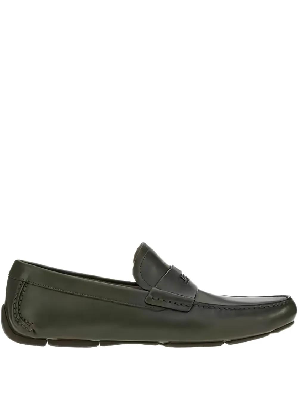 

Кожаные мокасины с прорезями для пенни Ferragamo, коричневый