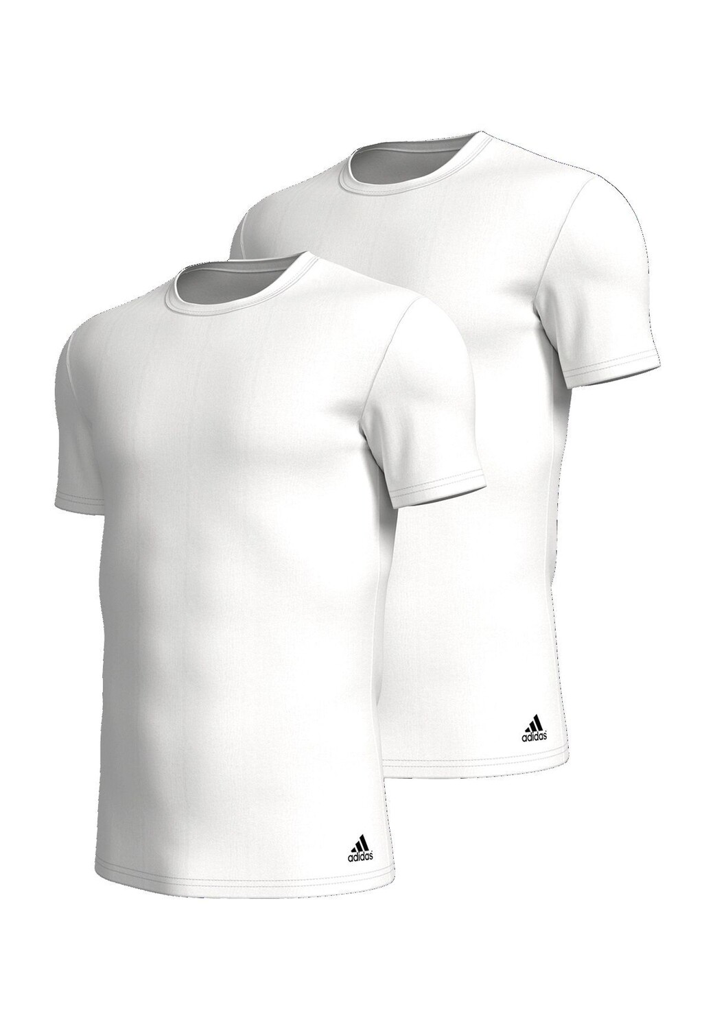 

Рубашка Active Flex Cotton 3, упаковка из 2 шт., тянется в четырех направлениях, мужская adidas, белый