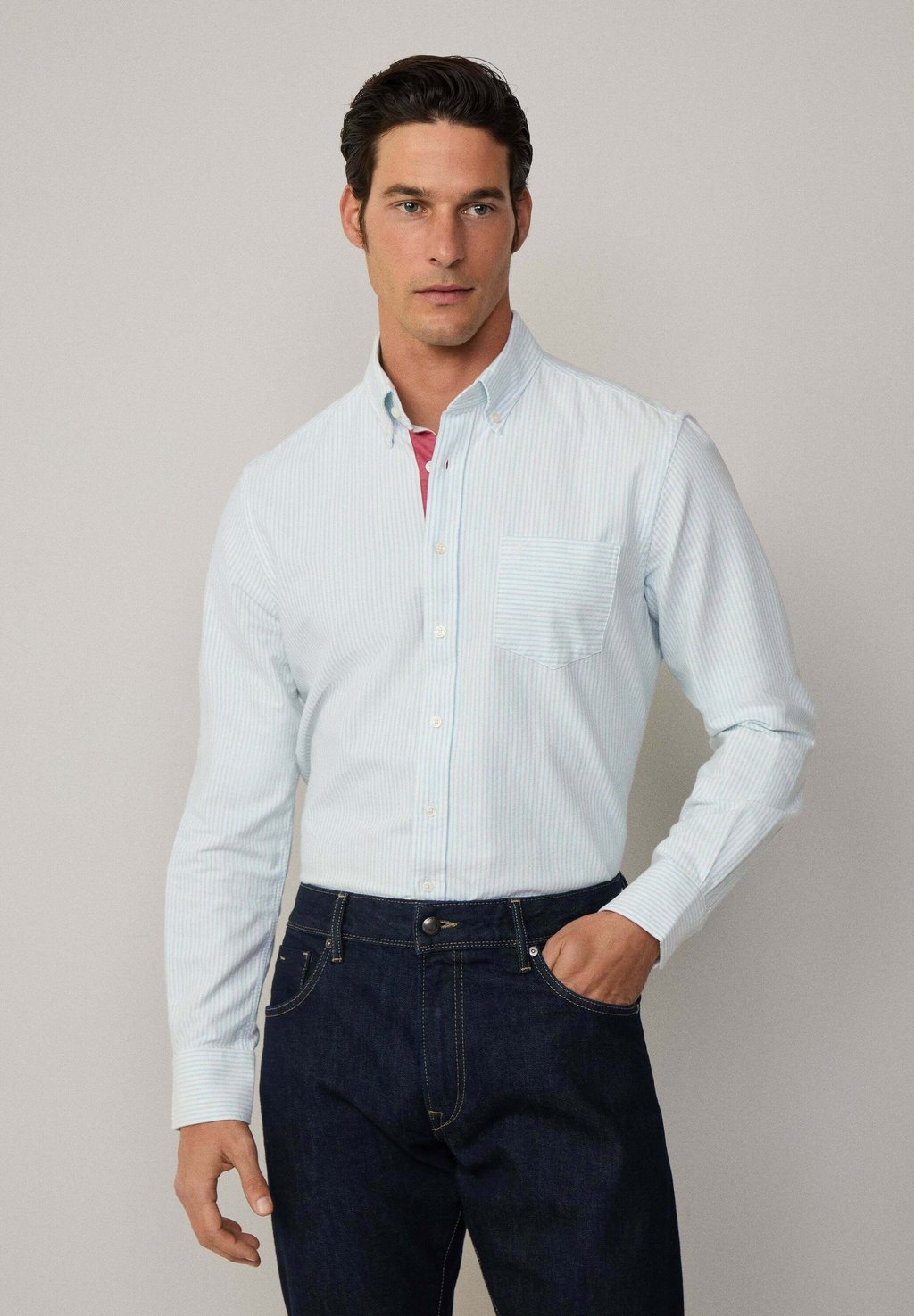 

Рубашка Hackett London, синий