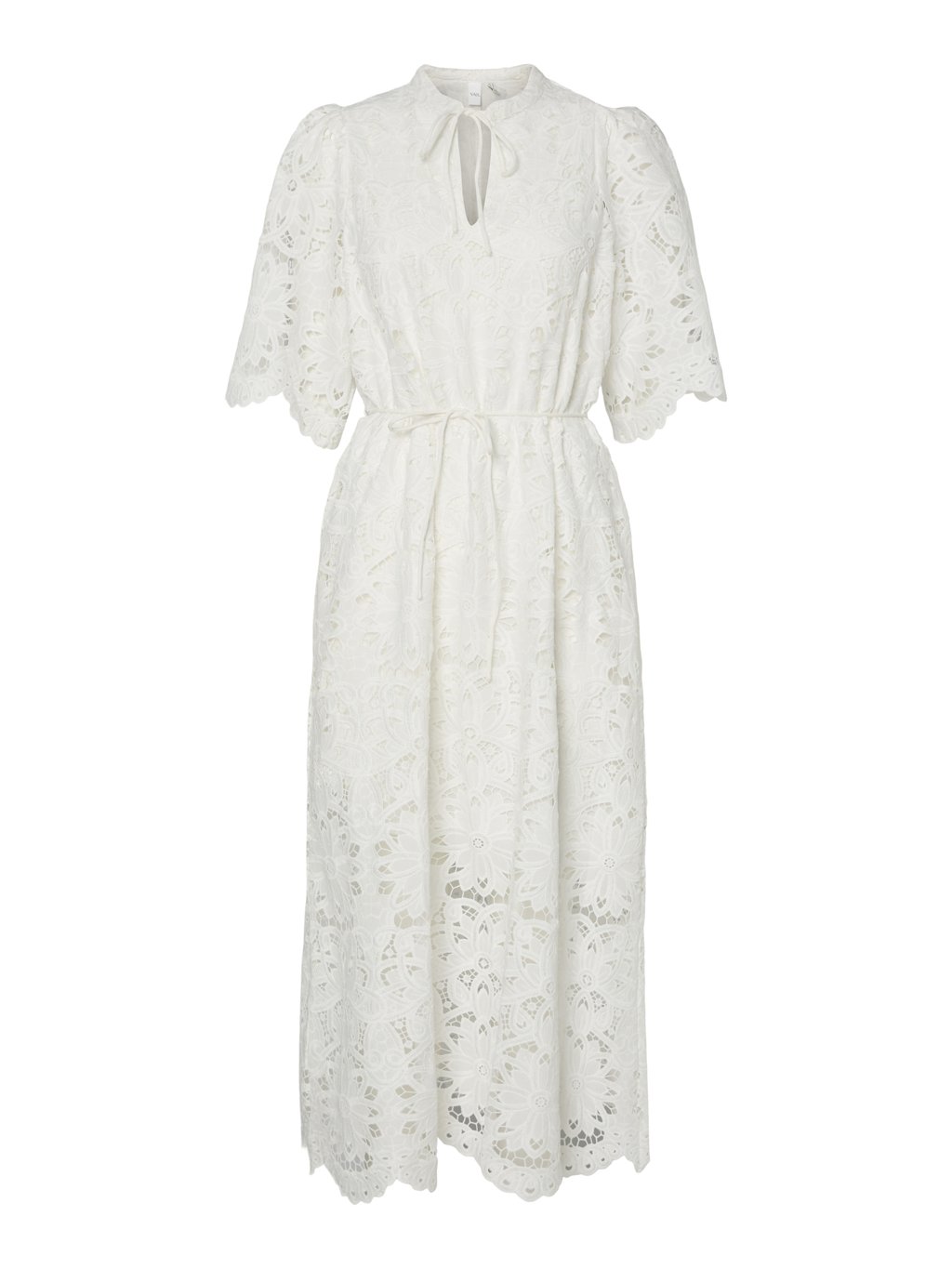 

Платье-рубашка MILVO LONG DRESS YAS, белый