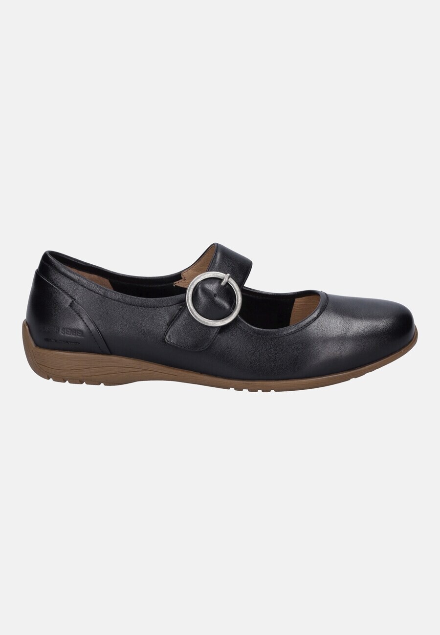 Балетки JOSEF SEIBEL Ballet Flats with Strap, черный — фото 3