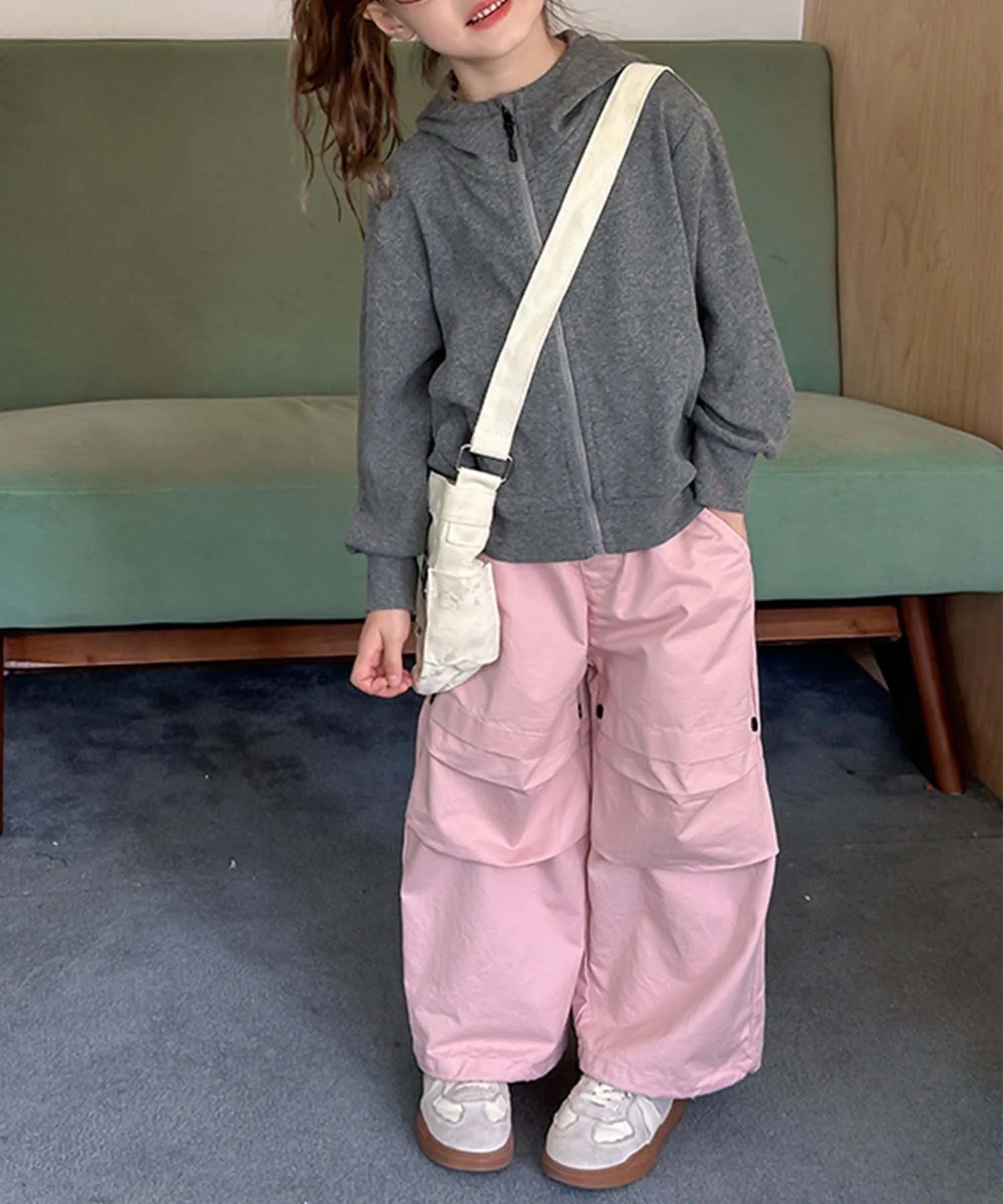 Толстовка на молнии Aimoha Kids, gray — фото 4