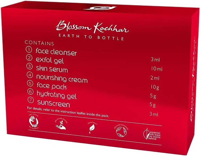 Набор для лица Bridal Glow Facial Kit Aroma Magic 7-в-1 с экстрактами куркумы и апельсина — фото 3