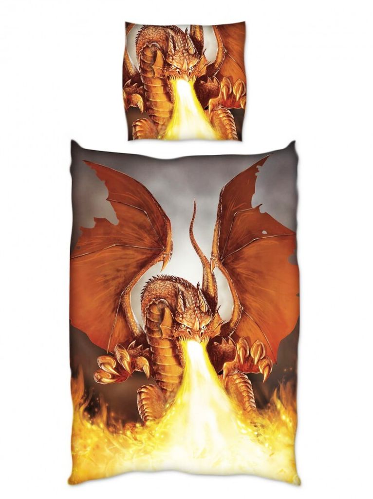 

Постельное белье JACK Renforce 135х200см Fire Dragon Серый Terra Fire Dragon P.K. Textilien