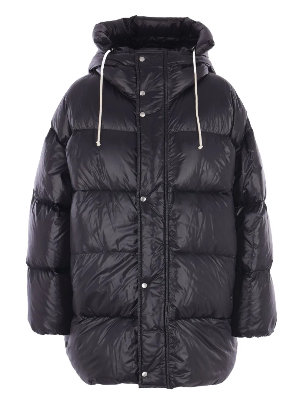 

Куртка на пуговицах с капюшоном Jil Sander, черный