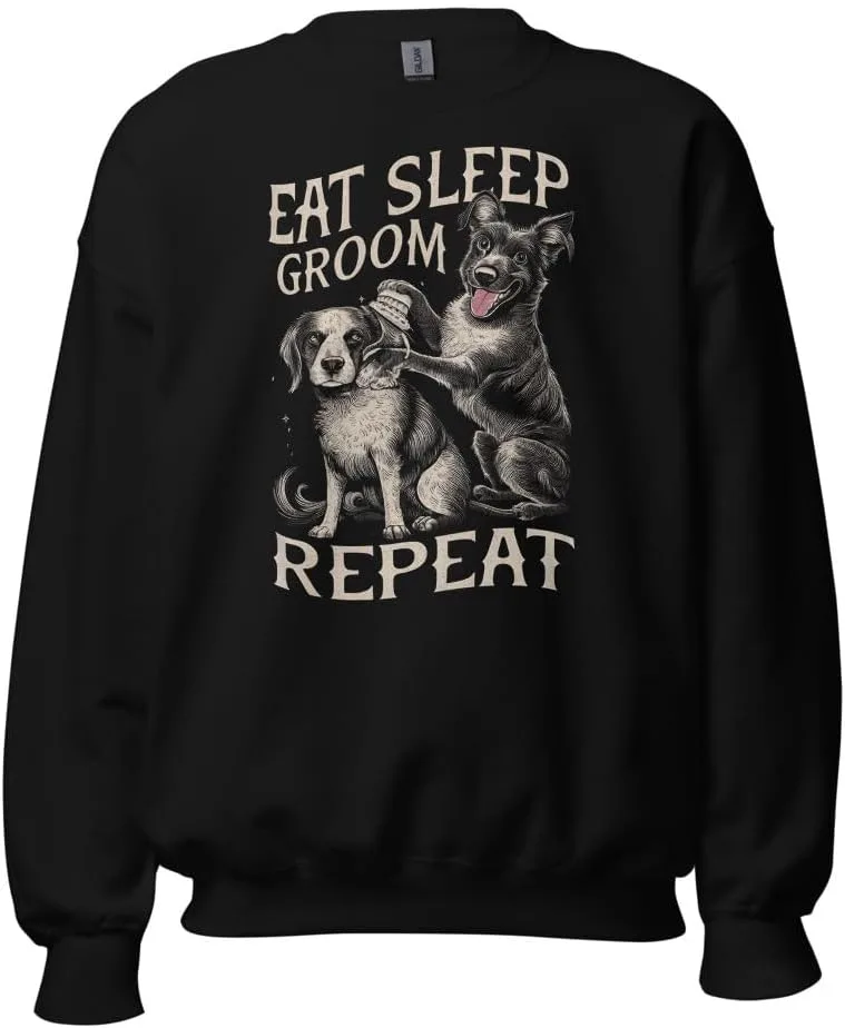 Свитшот Unisex для грумера Eat Sleep Groom Repeat