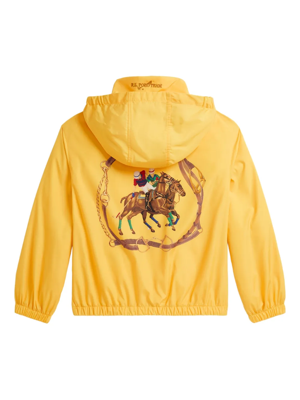 Куртка с принтом Polo Ralph Lauren Kids, желтый — фото 2