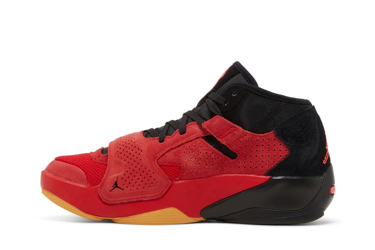 Кроссовки Jordan Zion 2 GS 'Red Suede Gum', красный — фото 3