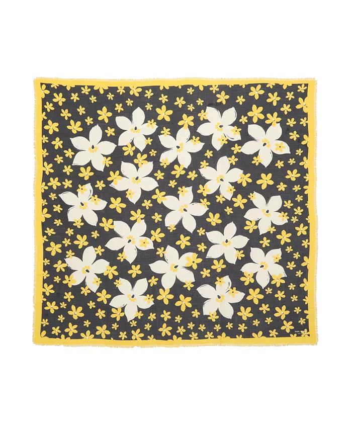

Женский большой квадратный шарф Summer Blooms kate spade new york, мультиколор