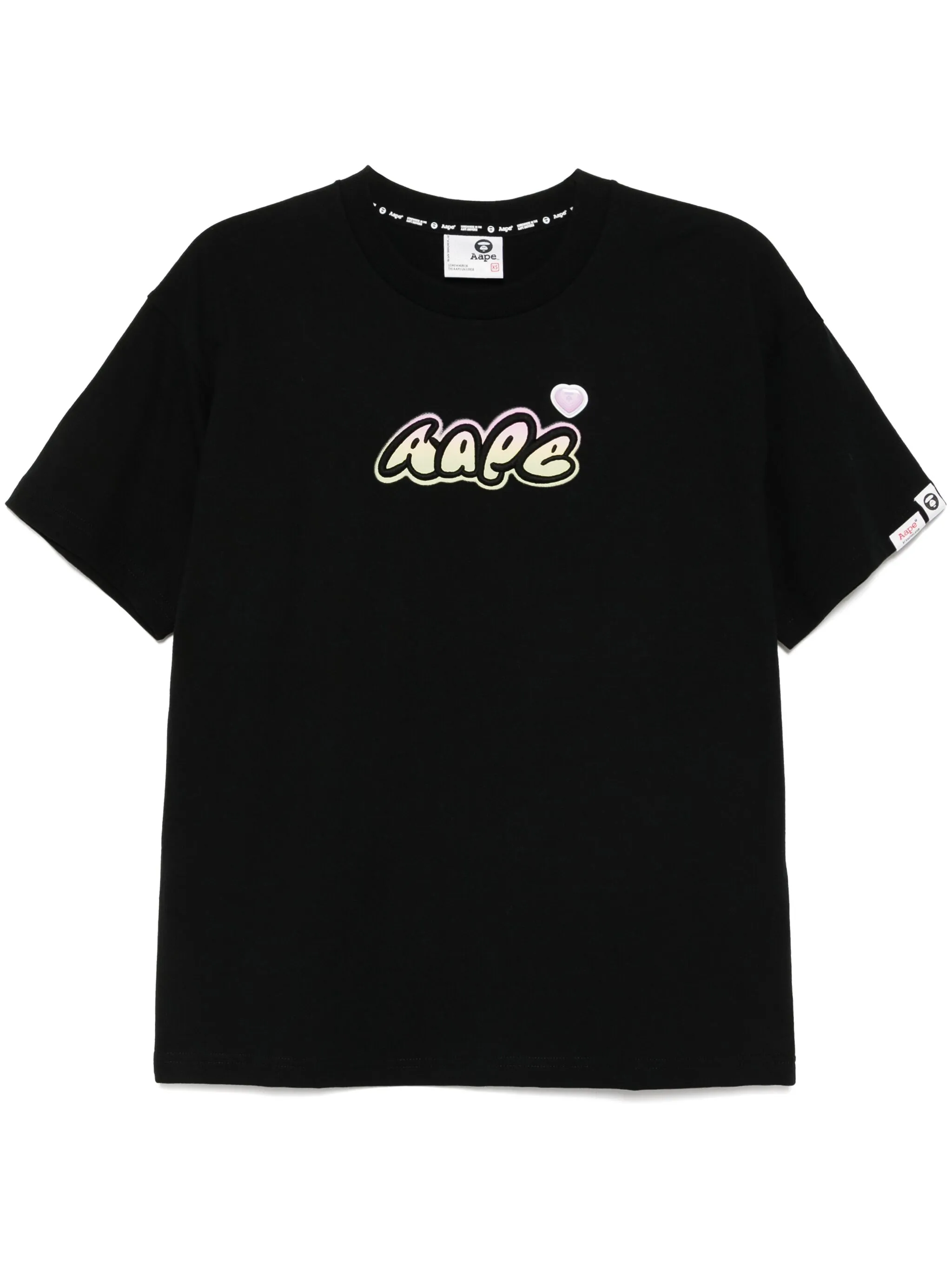 

Футболка с логотипом Aape By A Bathing Ape, черный