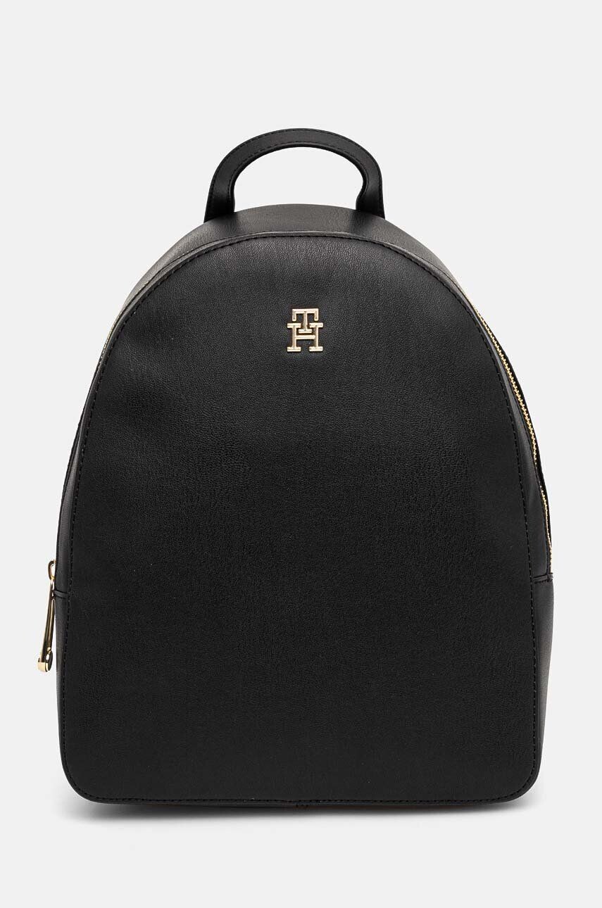 

Рюкзак женский Tommy Hilfiger из гладкой кожи, черный