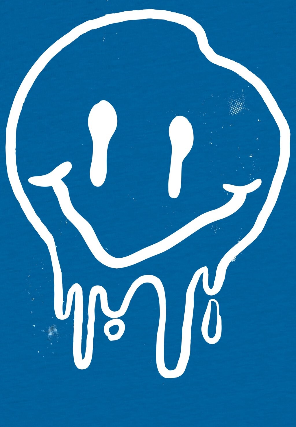 

Футболка с принтом SMILEY watapparel, синий