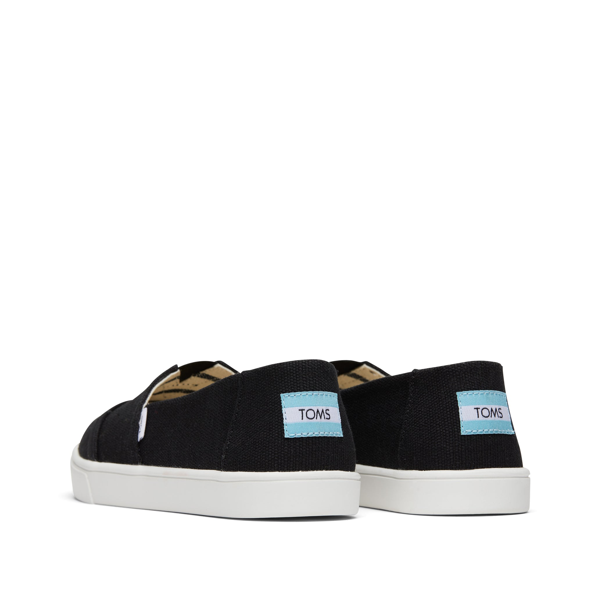 Кроссовки Alpargata Cupsole Black Heritage Canvas Slip-On TOMS Shoes — фото 3