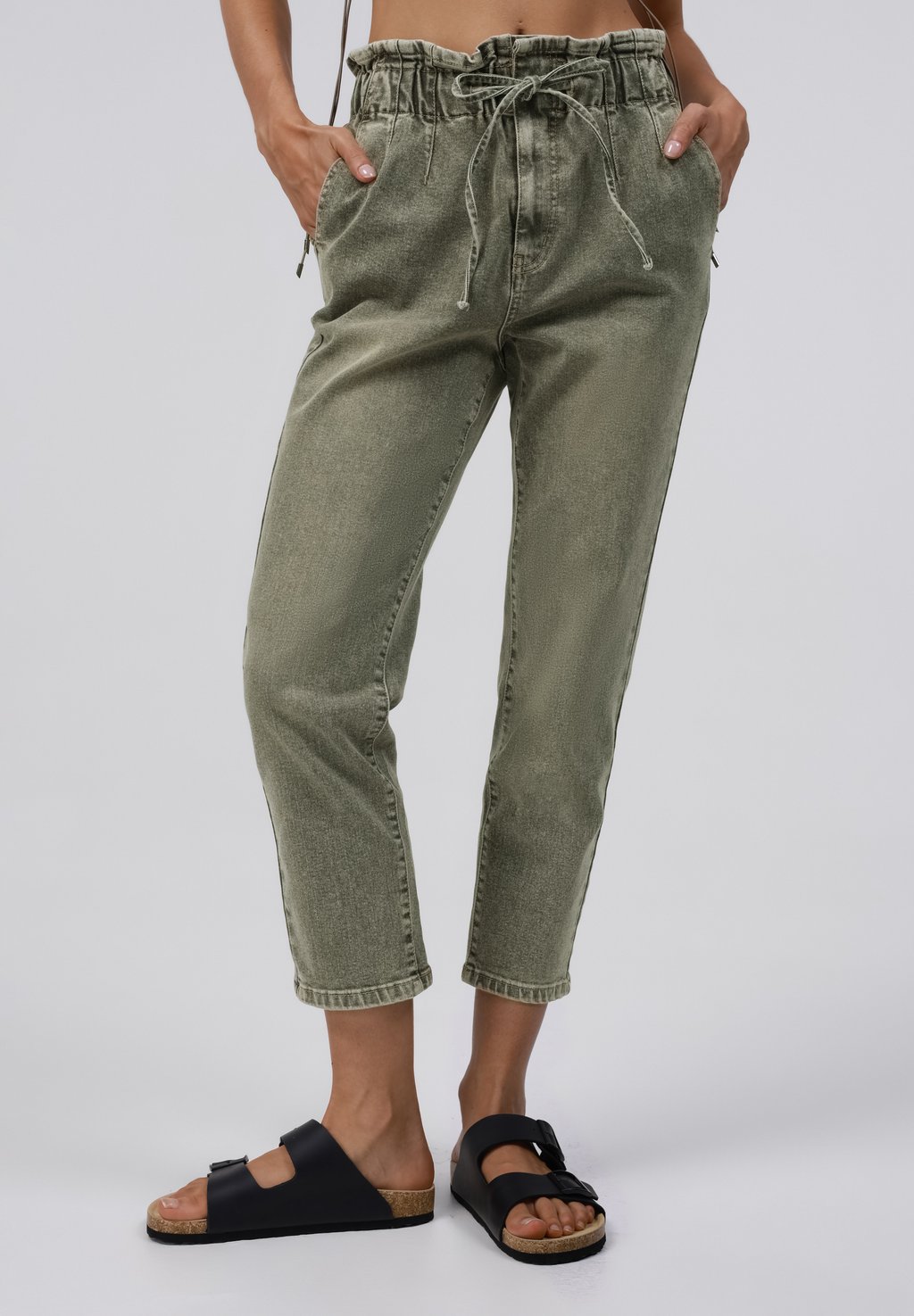 

Джинсы Mom Even&Odd by Zalando, хаки