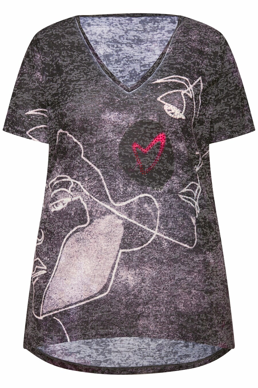 

Футболка MIAMODA, mottled grey