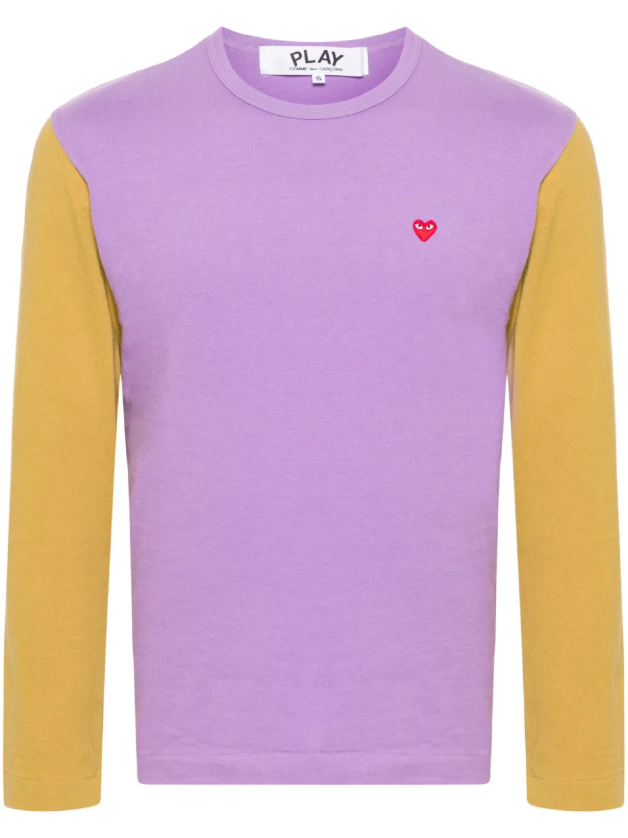 

Футболка с нашивкой Comme Des Garçons Play, фиолетовый