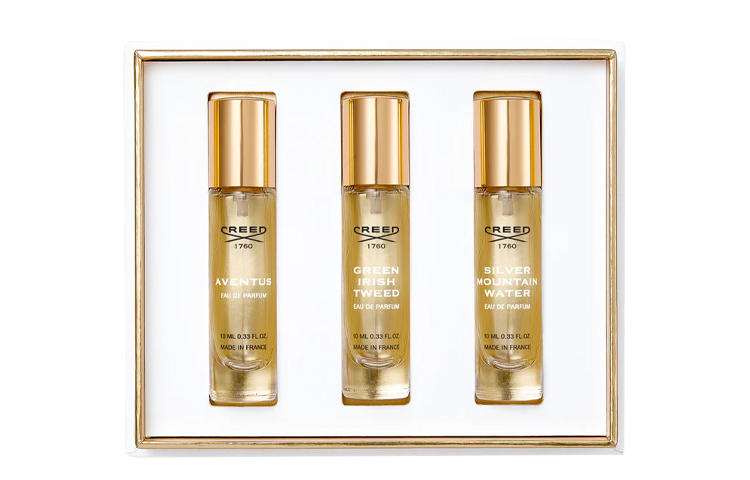 

Limited Men's Exploration Perfume Box EDP 10ml*5 Creed, aventus eau de parfum 10ml + серебряный mountain eau de parfum 10ml + зеленый irish tweed eau de parfum 10ml