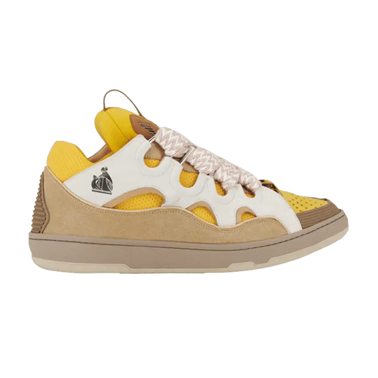 

Кроссовки Lanvin Curb Sneakers Beige, коричневый