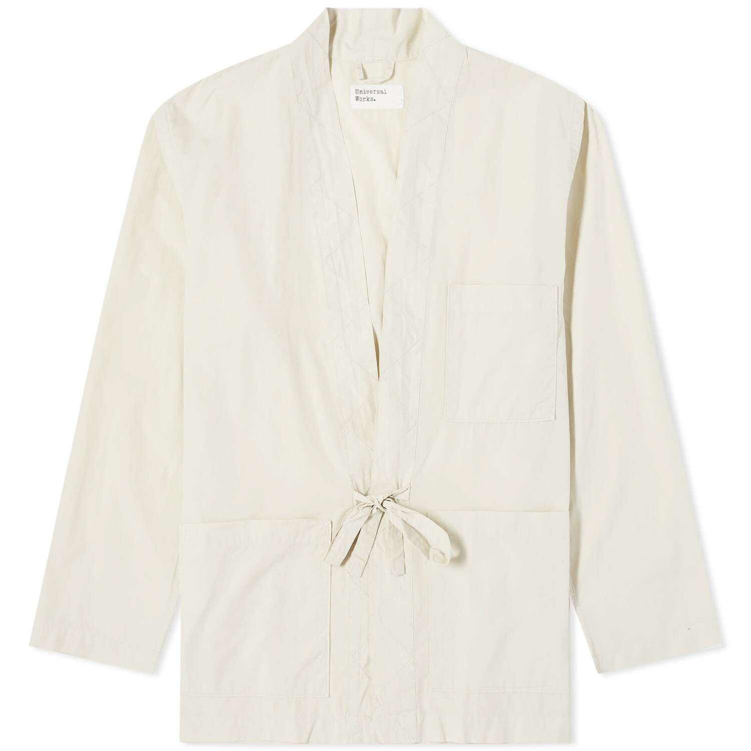 

Куртка Universal Works Organic Poplin Tie Front, цвет Driftwood