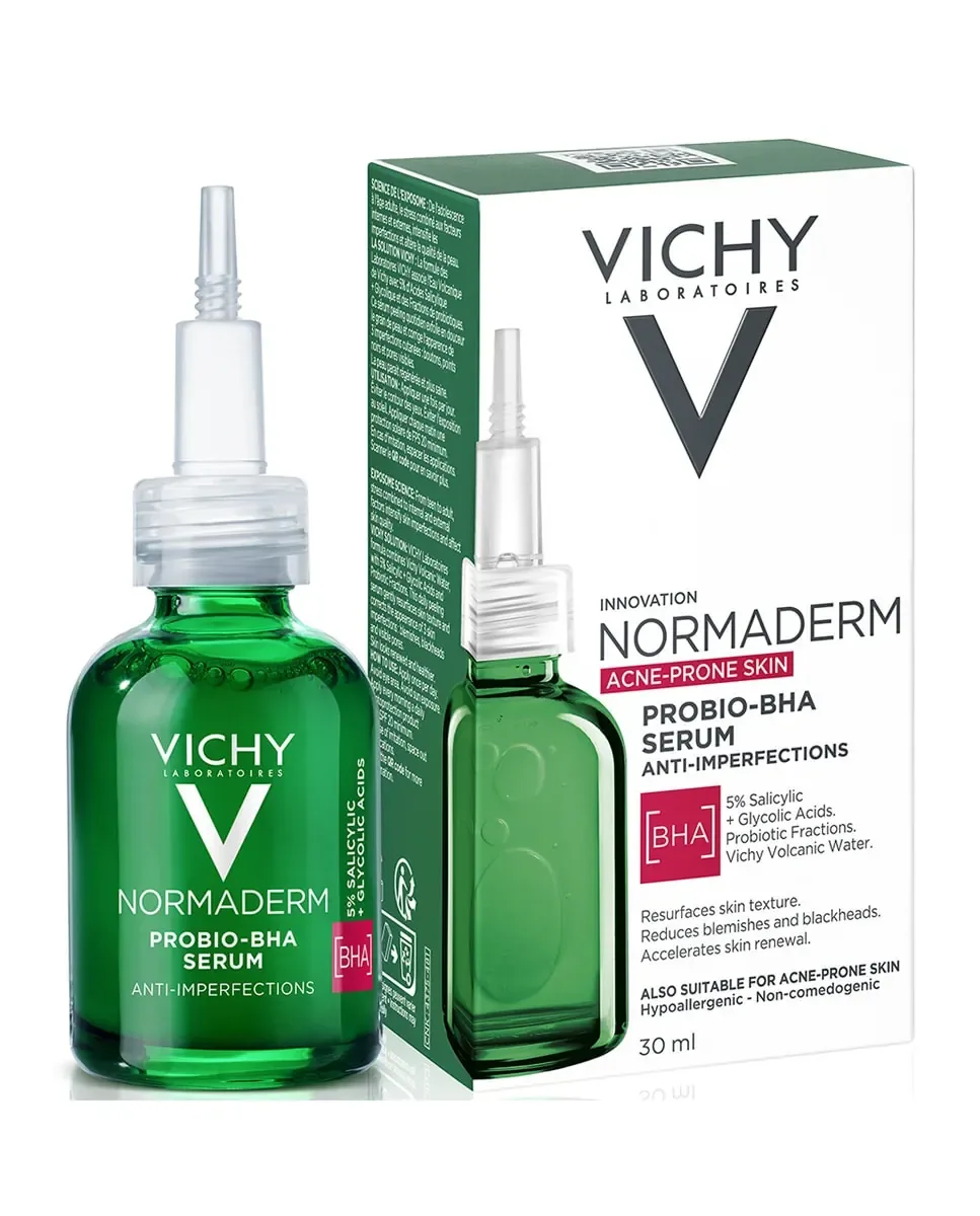 Сыворотка Vichy — Probio-BHA против несовершенств Normaderm Laboratoires, 30 мл — фото 2