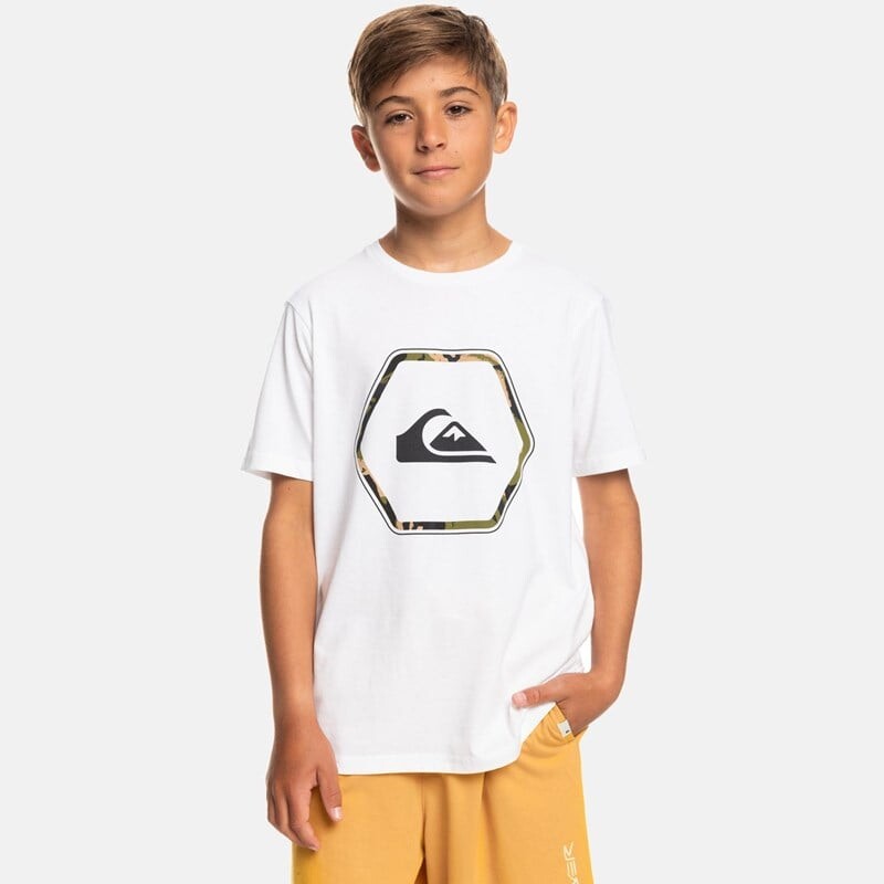 

Детская футболка в фигурах Quiksilver, белый