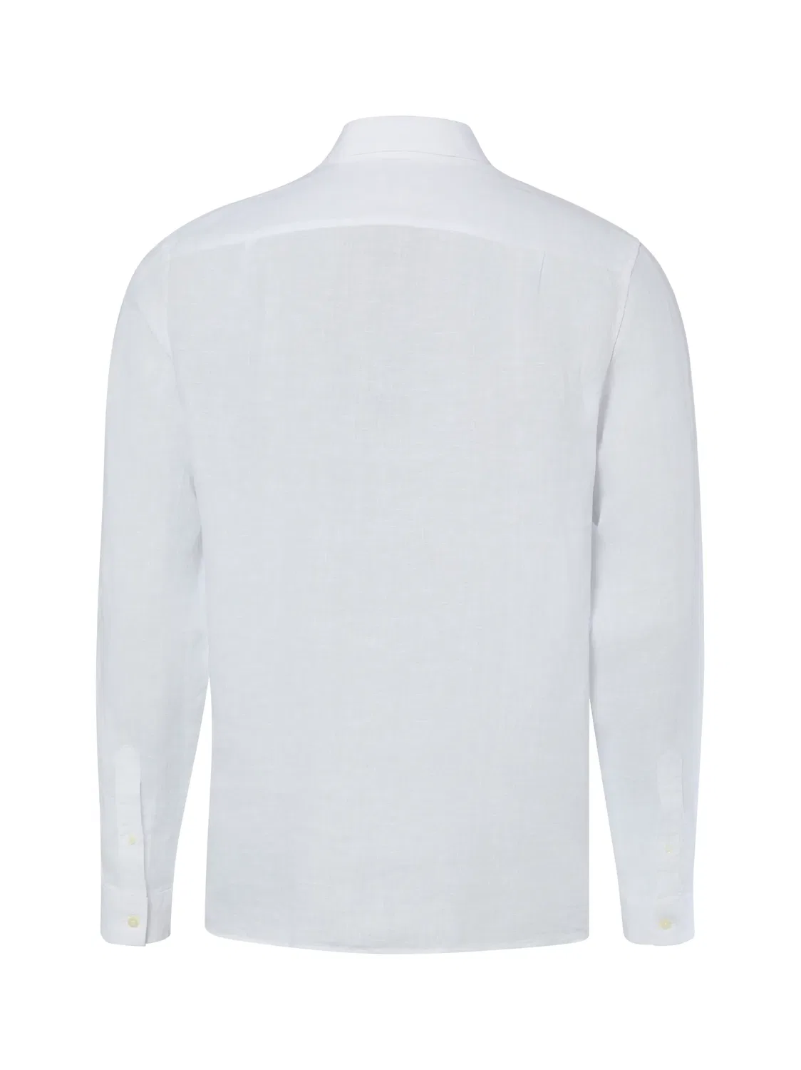 Рубашка из льна Lacoste, белый — фото 2