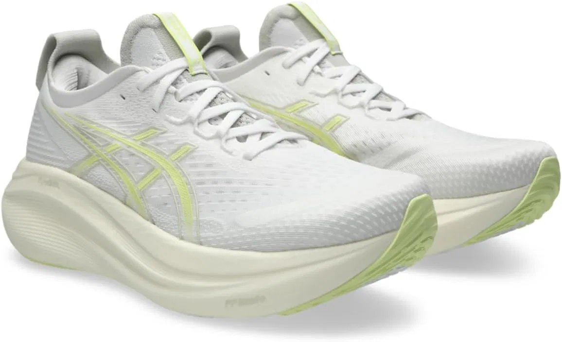 Мужские беговые кроссовки ASICS Gel-Nimbus 27, White Glacier Grey. — фото 2