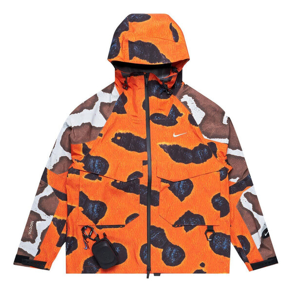 

Куртка x nocta opal hooded jacket asia sizing 'safety orange' Nike, оранжевый